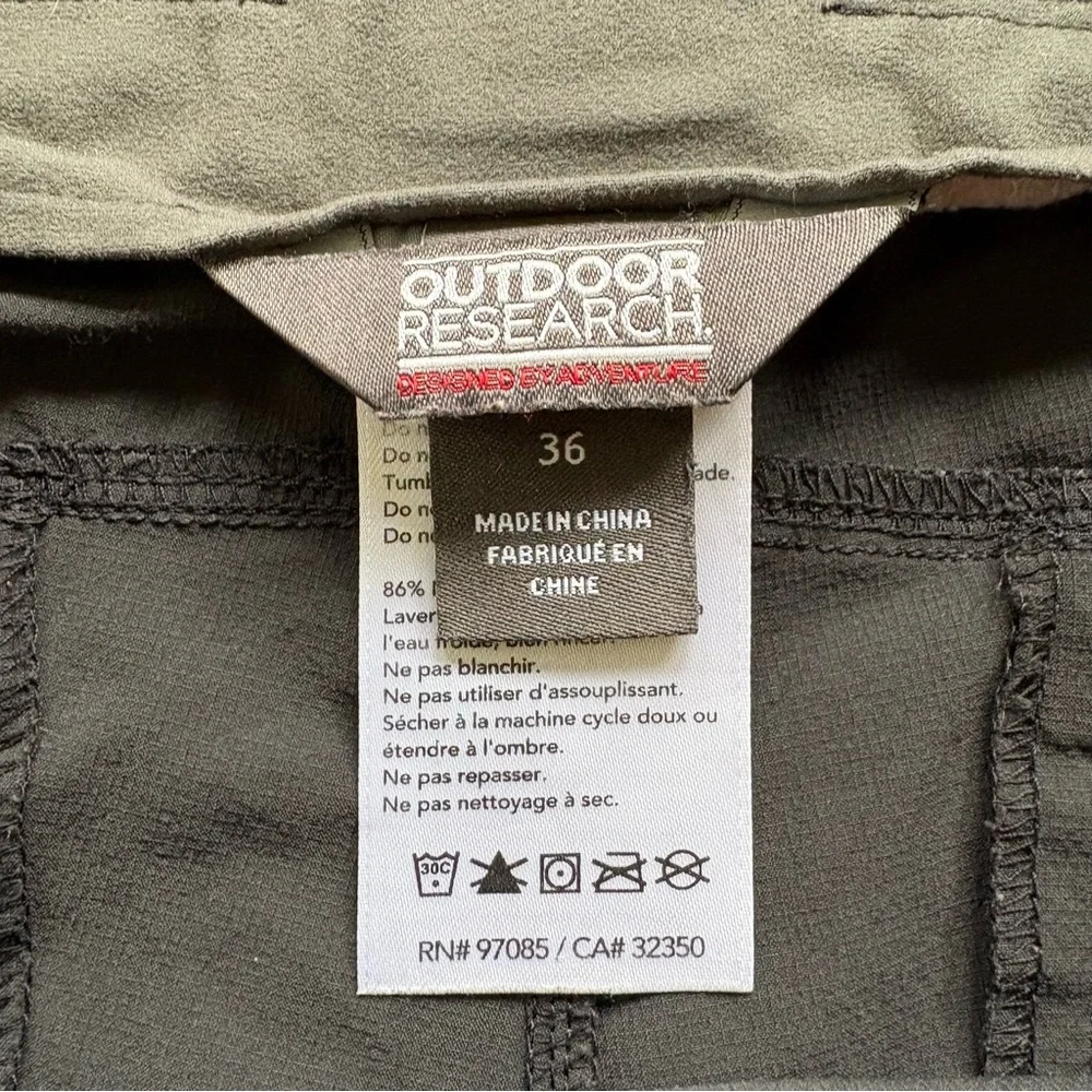 Outdoor Research Ferrosi Men's Pants 36x32 Black - Picture 3 of 9
